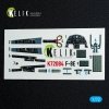 Kelik K72084 F-8E Crusader - interior 3D decals for Academy kit (1/72)